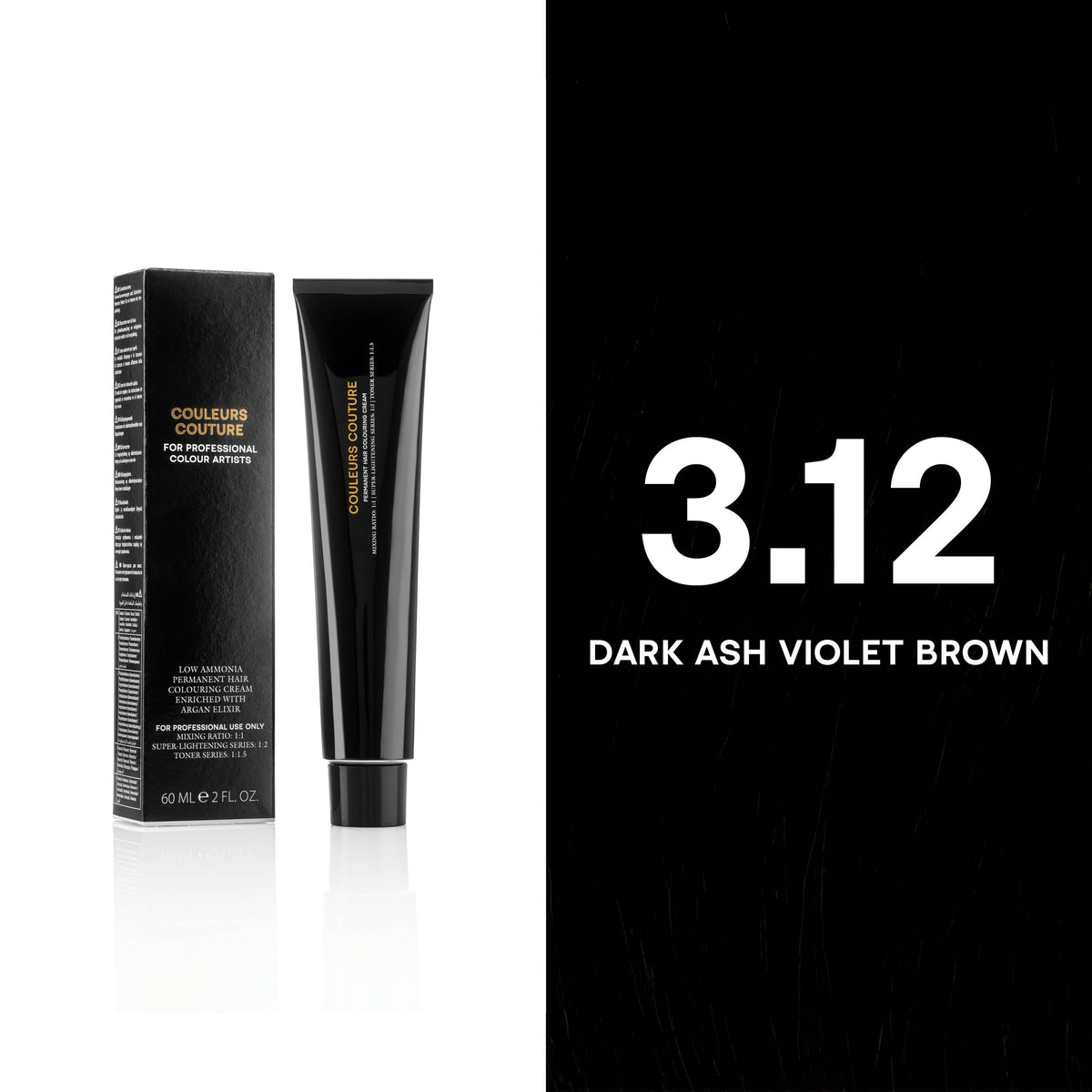Couleurs Couture - 3.12 Dark Ash Violet Brown 60ml