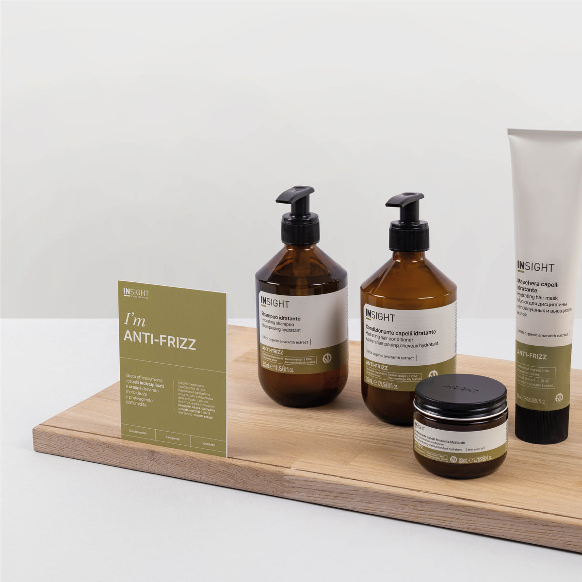 INSIGHT Wooden Shelf Display Expo Tags